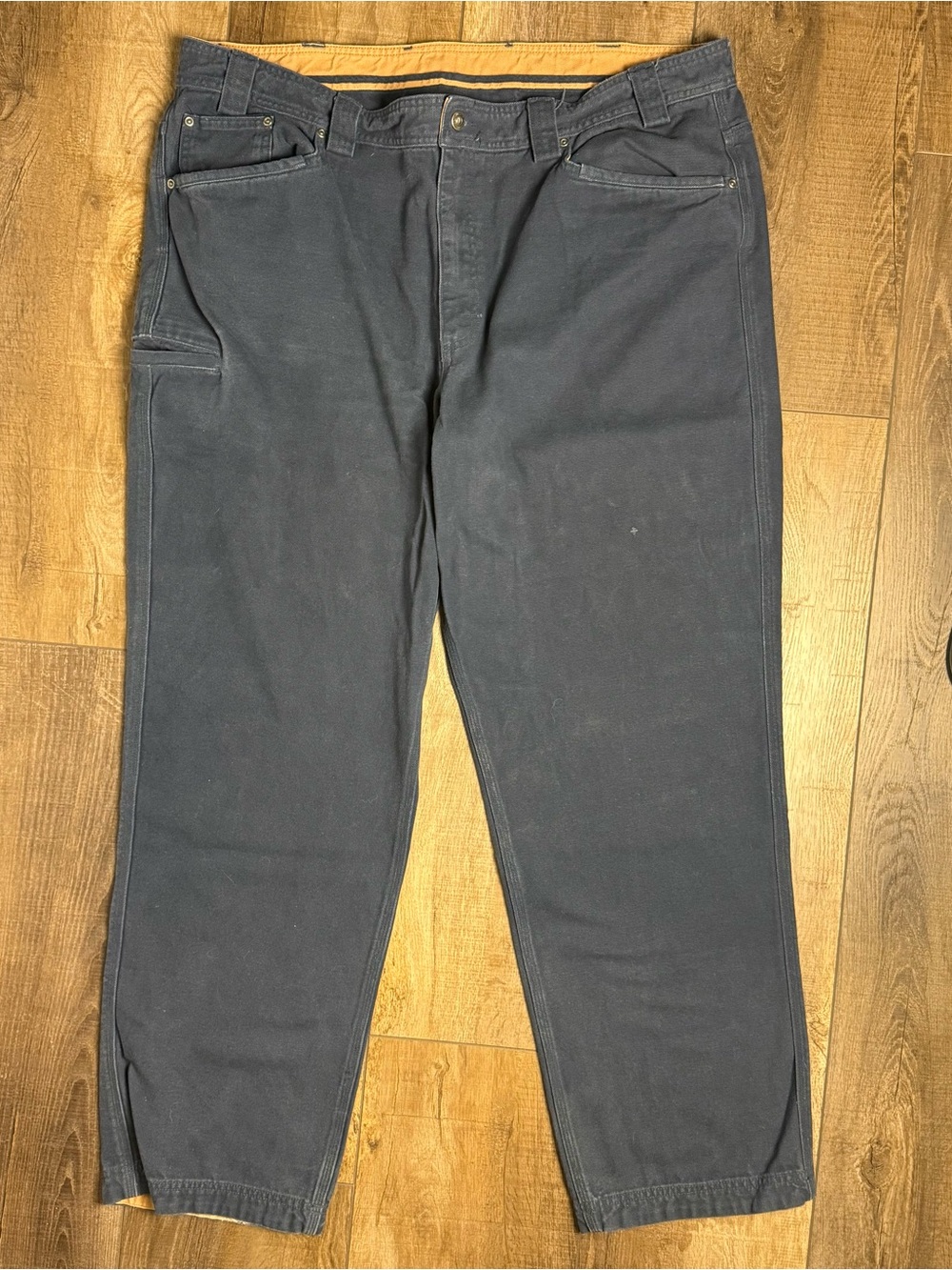 Duluth Trading Co Men’s 44x34 Black Heavyweight Canvas Work Pants